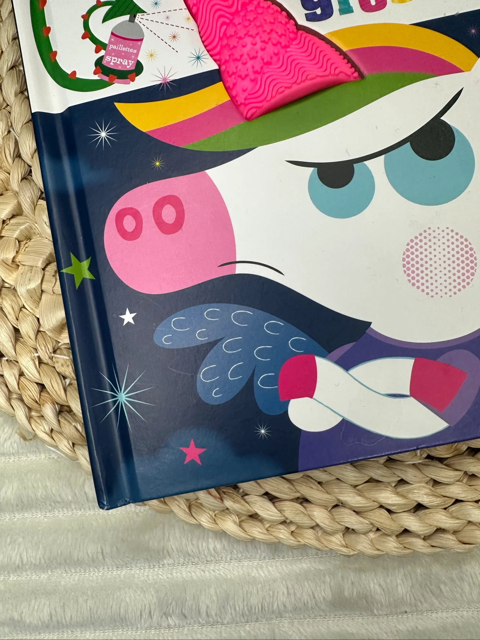 Libro táctil de cartón Nunca toques a un unicornio gruñón – photo 3